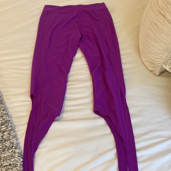 Ankle Tie Neon Leggings - Picture 3 of 4